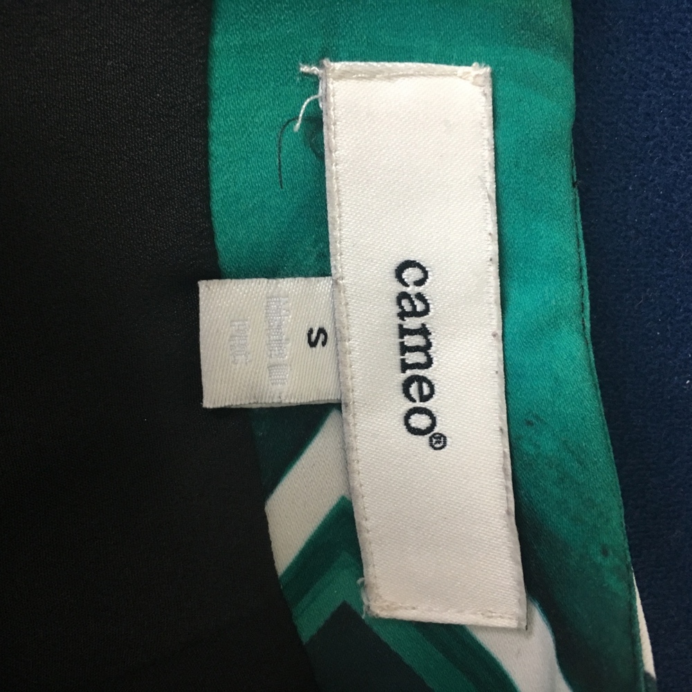 Final! Cameo Palm Leaf Print Floral Pencil Skirt - Picture 6 of 7